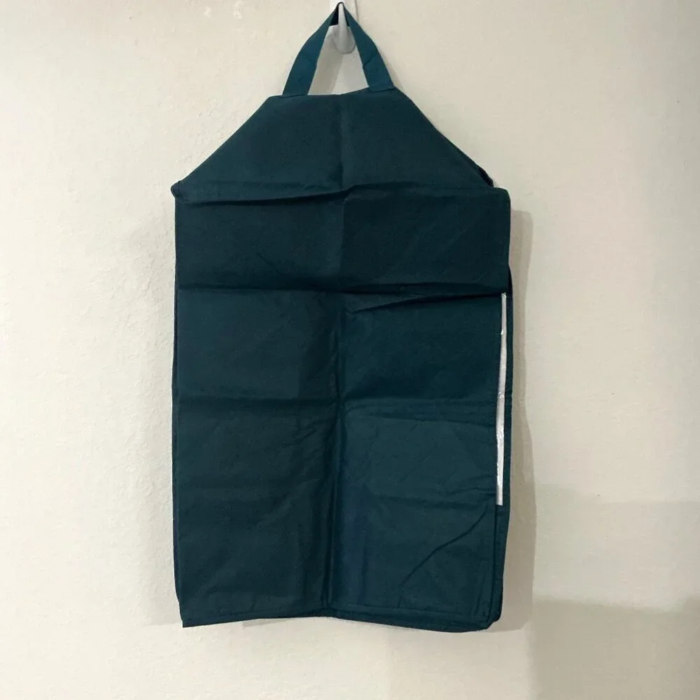 UNDER THE BED TEAL LARGE FOLDABLE STORAGE BAGS CLOTHING BEDDING CLOSET ORGANIZER